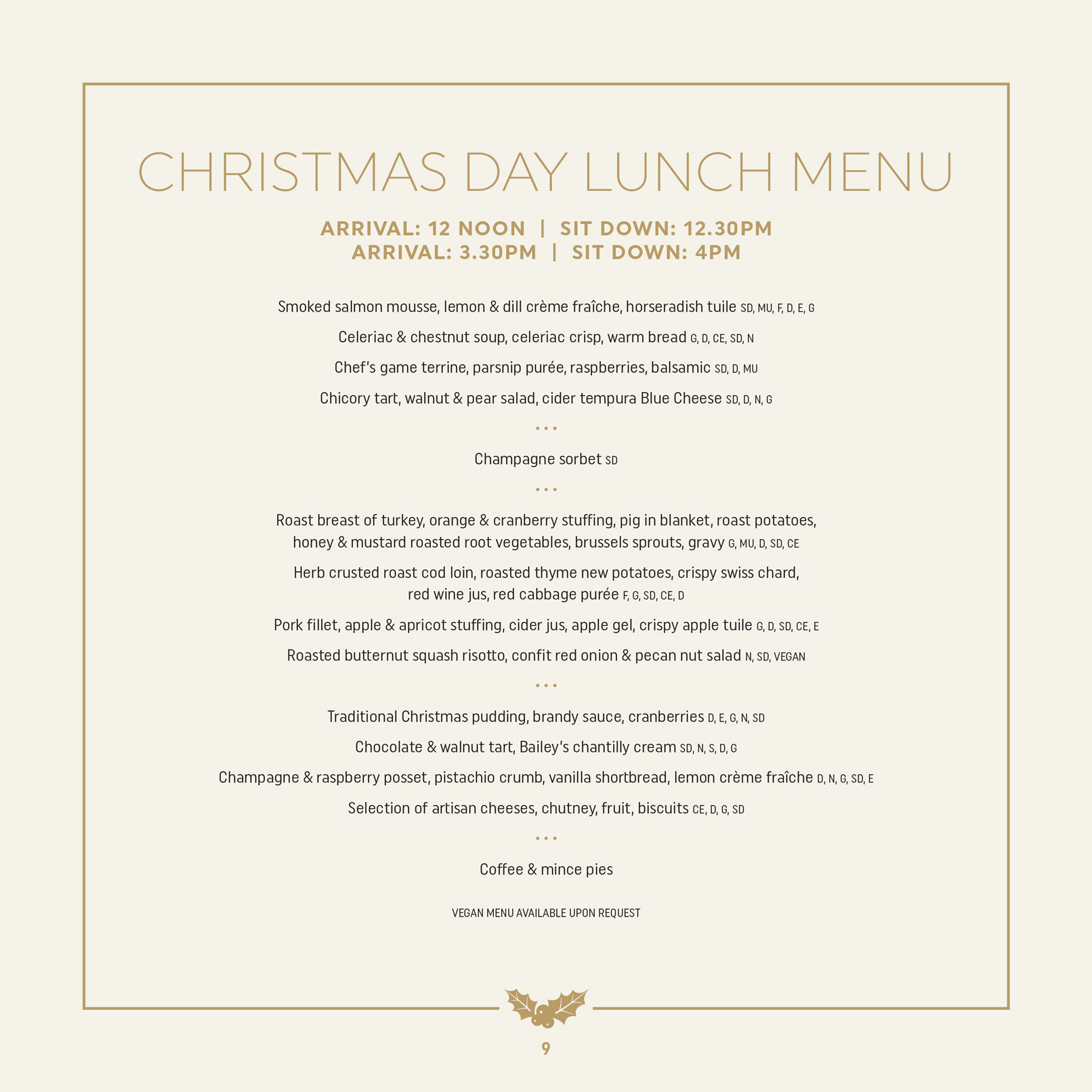 Christmas Day Lunch The Golden Lion Hotel Eatery And