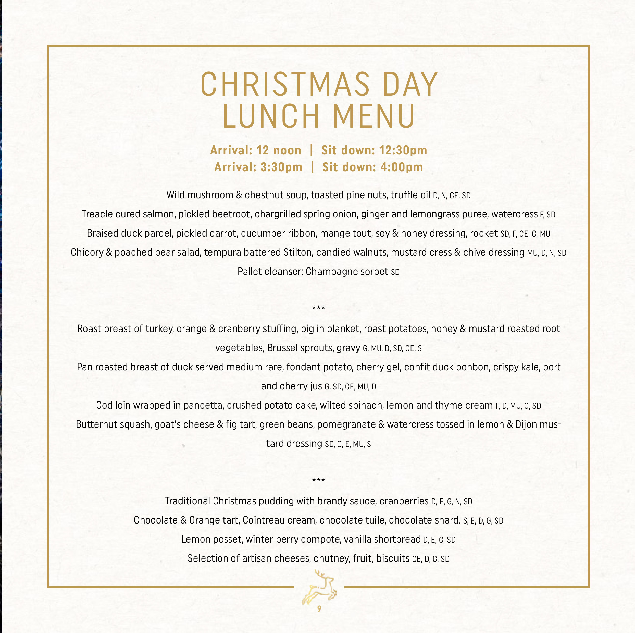 Christmas Day Lunch The Golden Lion Hotel, Eatery and Coffee House